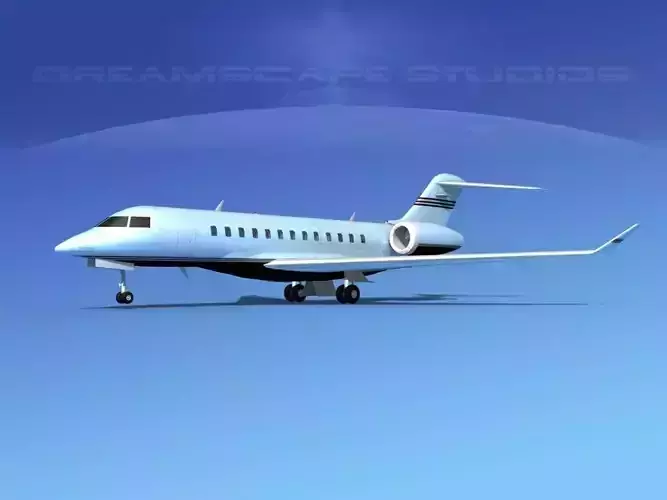 Bombardier Global Express 6000 V14 3D model
