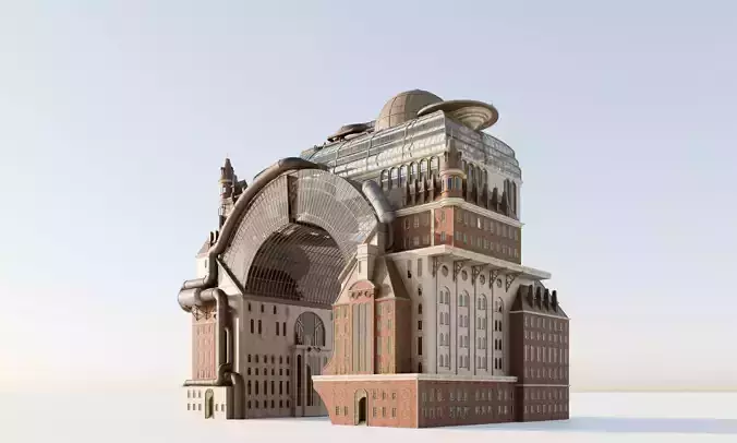 Cyberpunk Building 07