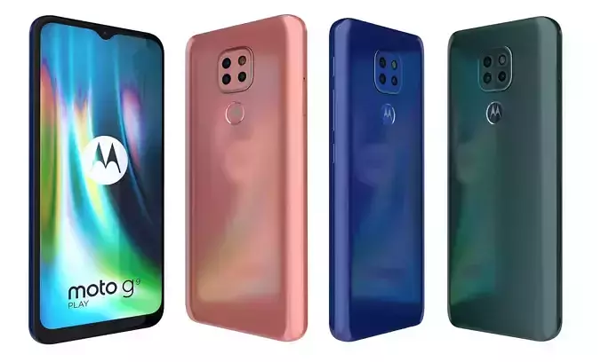 Motorola Moto G9 Play All Colors High Poly
