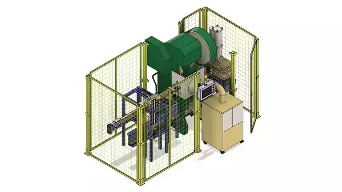 Stamping Feeder 3D Digital Model