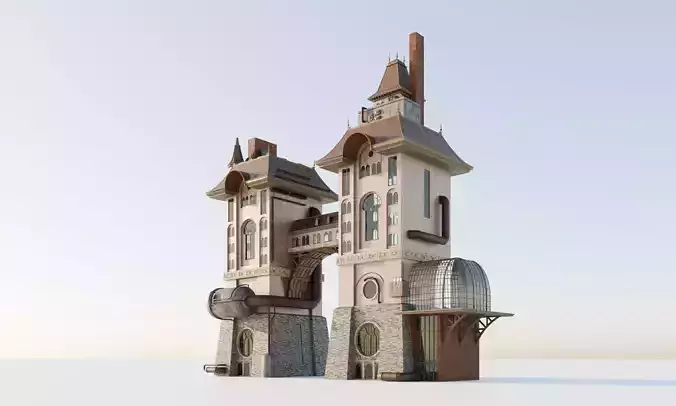 Cyberpunk Building 09