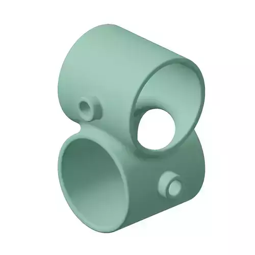 Plastic Crossover Pipe Fitting Toy