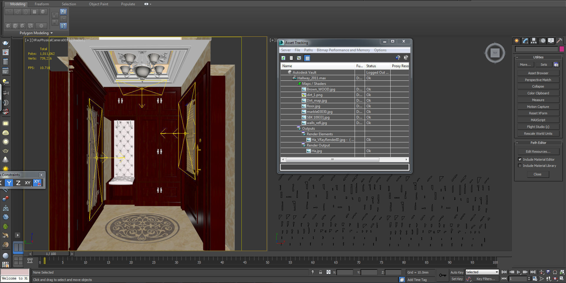 Classic House Vestibule 3D model_3
