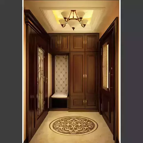 Classic House Vestibule 3D model