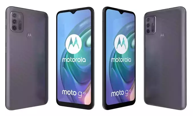 Motorola Moto G10 Aurora Grey High Poly