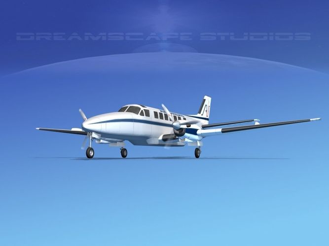 Beechcraft B99 Air Vegas 3D model