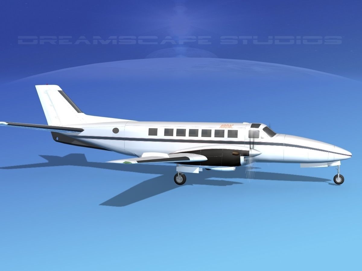 Beechcraft B99 AirPAC 3D model_3