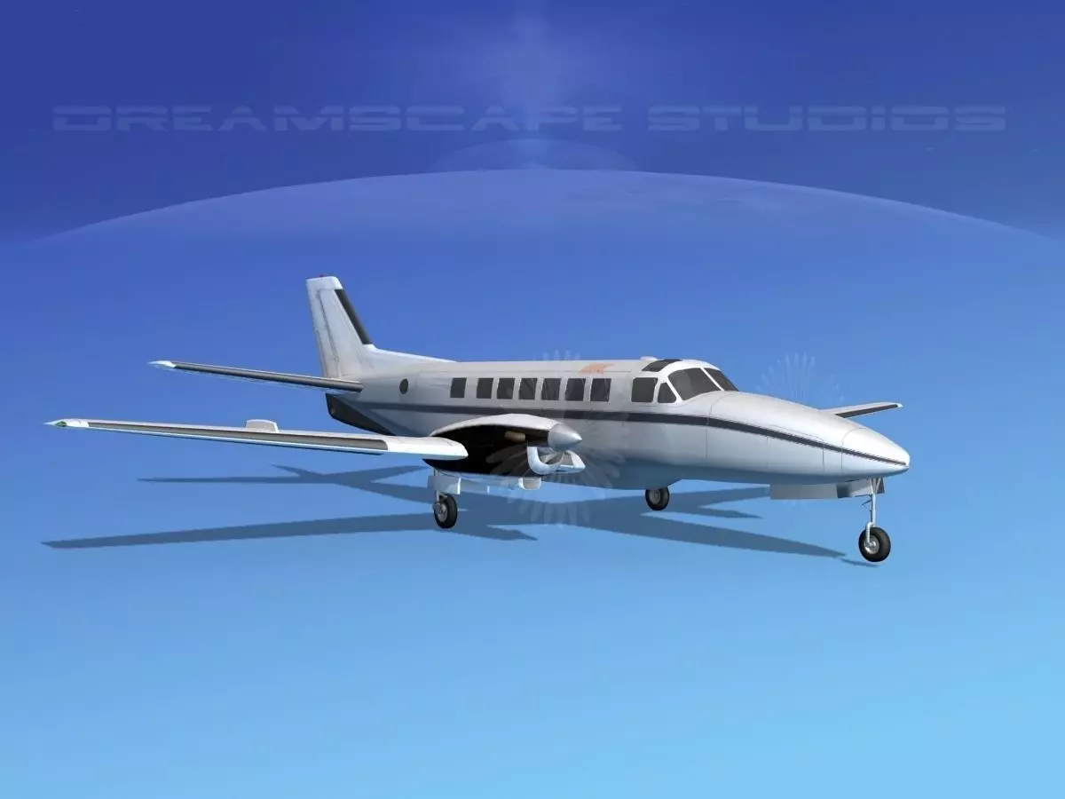 Beechcraft B99 AirPAC 3D model_0