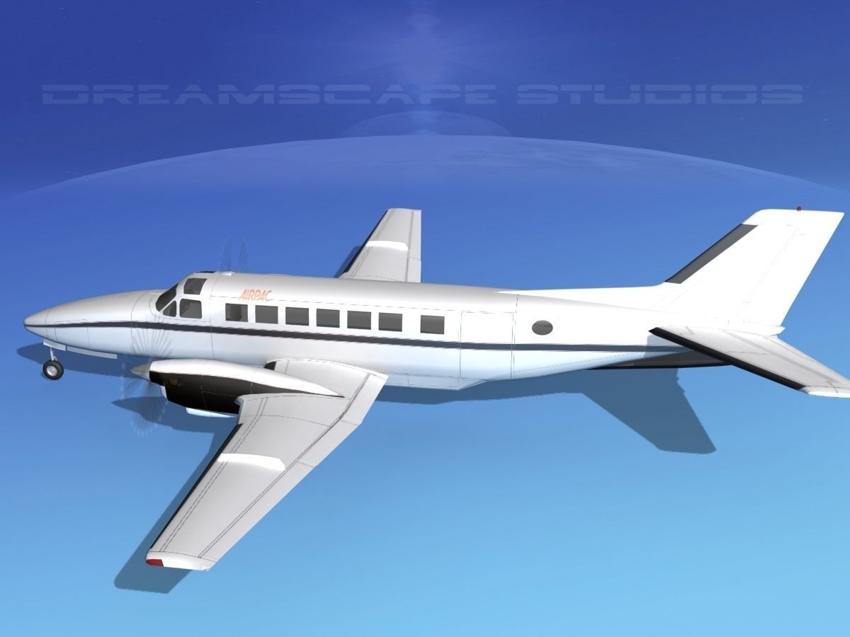 Beechcraft B99 AirPAC 3D model_8