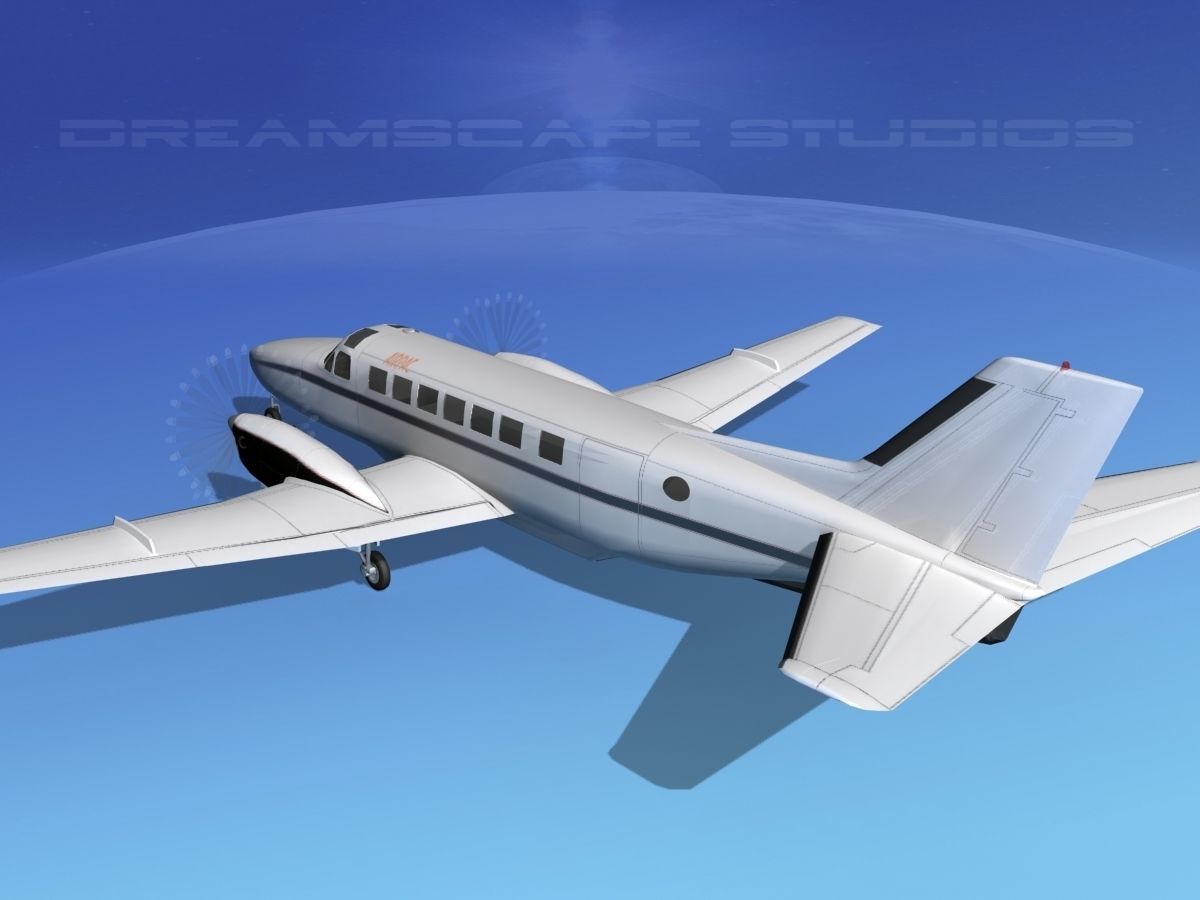 Beechcraft B99 AirPAC 3D model_7