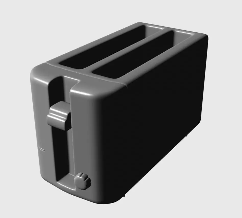 toaster Free 3D model_0