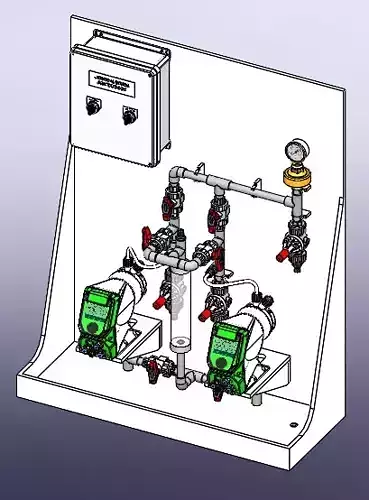 The Duty and Standby PRISMA solenoid dosing pump package 