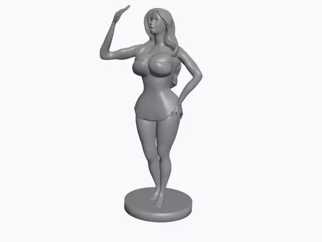 Selfie girl Pose 3D print model