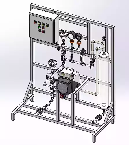 The Blue and White A4 pump package