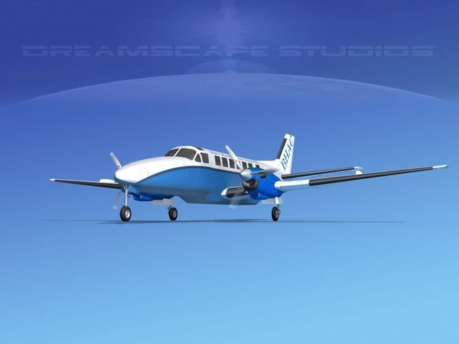 Beechcraft B99 Bar Harbor 3D model