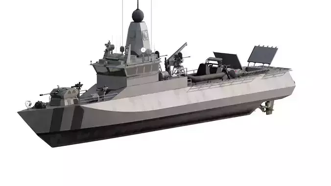 FAST PATROL BOAT COASTAL GUARD