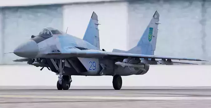 Ukraine Fighter Jet Mikoyan MiG-29 Fulcrum