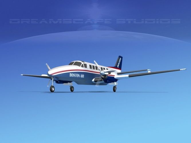 Beechcraft B99 Boston Express 3D model