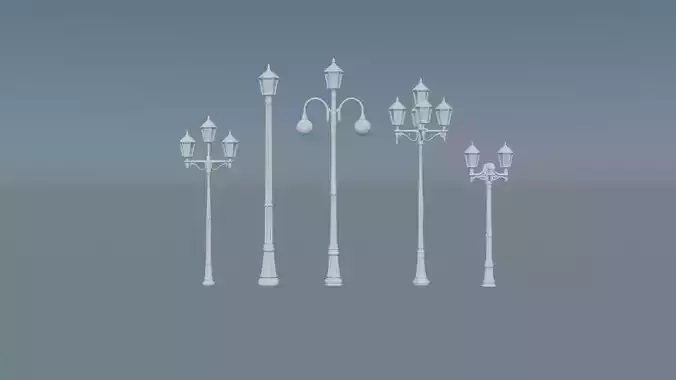 Historic Oakland Iron Street Light pole