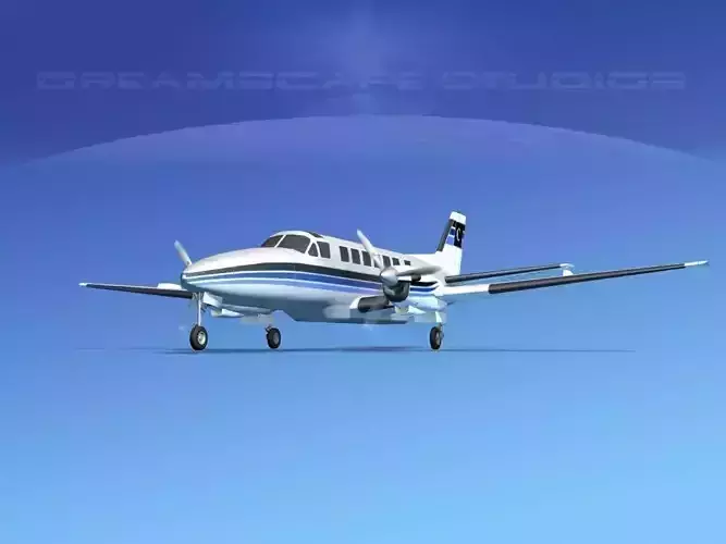 Beechcraft B99 Centennial  3D model