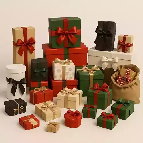 Gift Box Mega Pack - Modular PBR Boxes and Ribbons