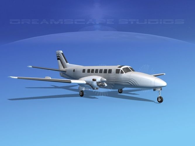 Beechcraft B99 Corporate 2 3D model