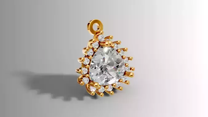 Teardrop Radiance Pendant