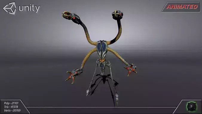 Alien fantasy creature 05