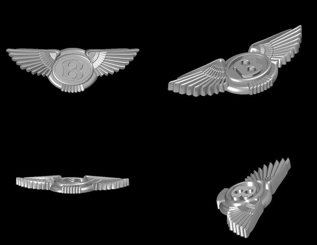 Bentley Logo  3D print model