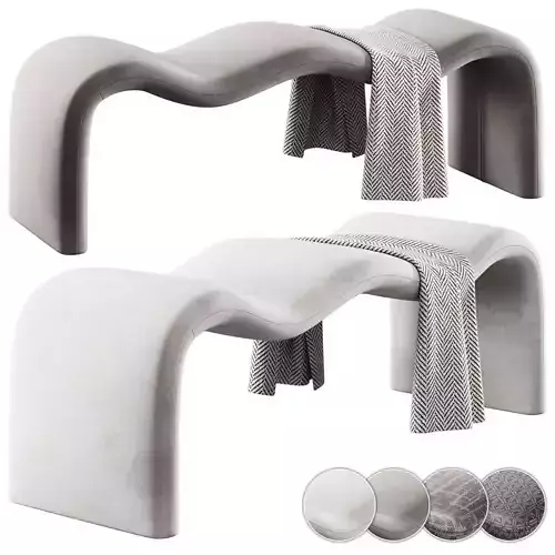 Monifa Chenille Bench By Ivy Bronx