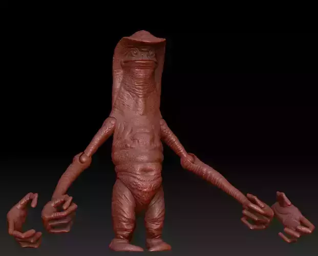 Amanaman articulated 3d print figure