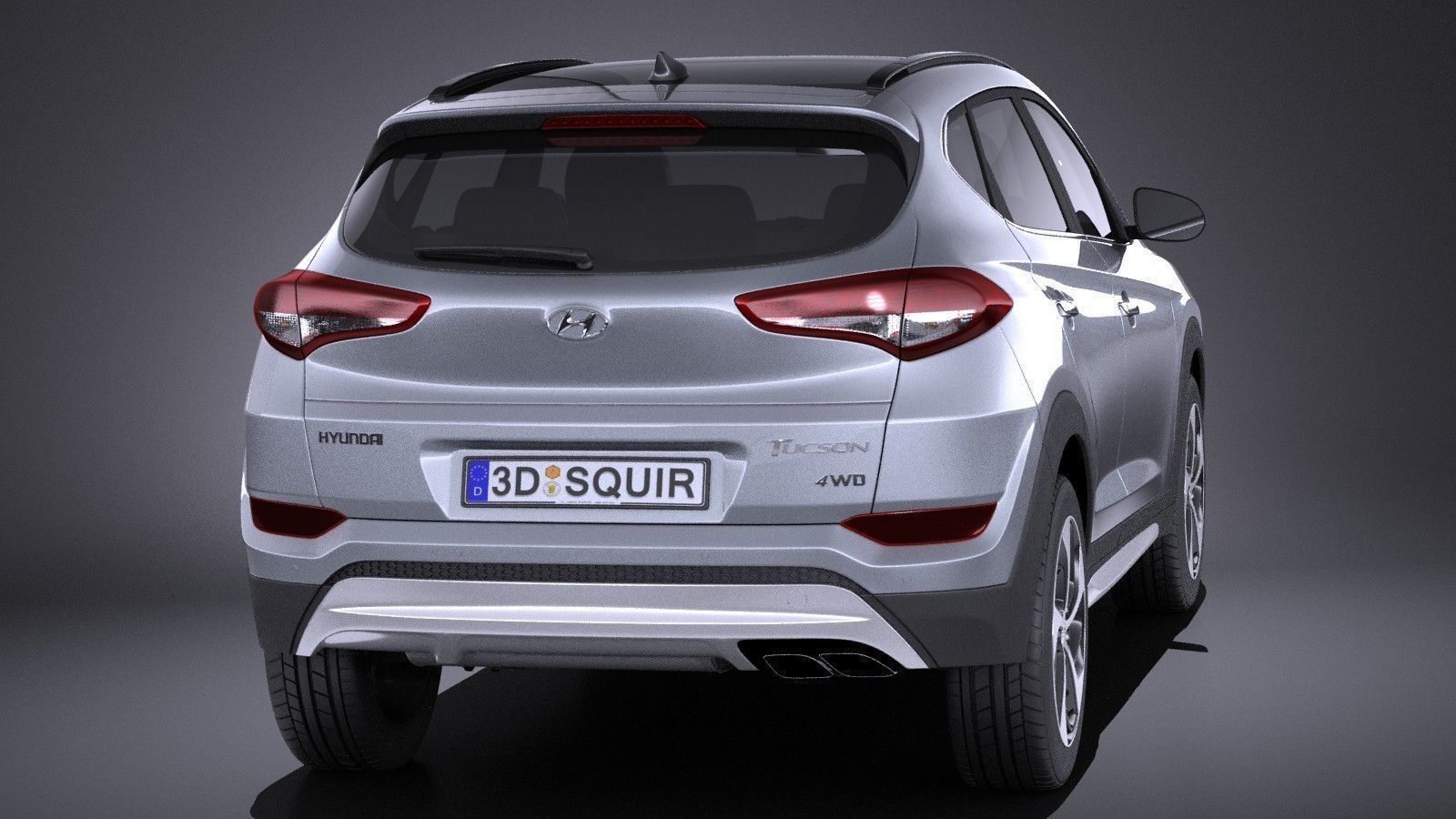 Hyundai Tucson EU-Version 2017 VRAY 3D model_7