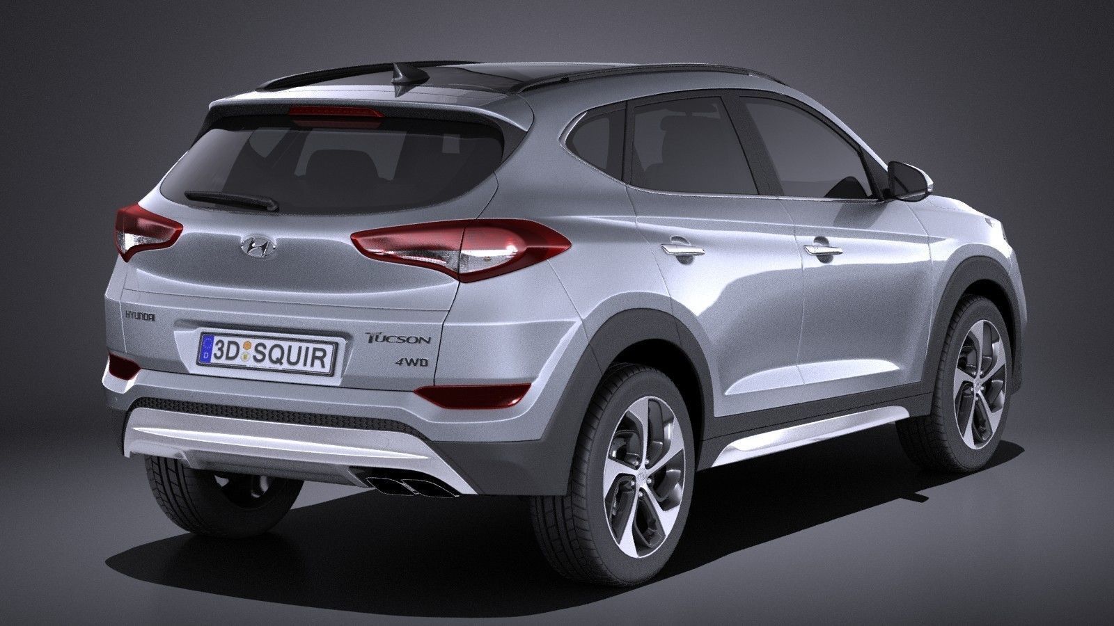 Hyundai Tucson EU-Version 2017 VRAY 3D model_4