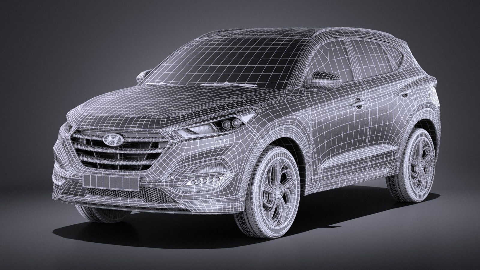 Hyundai Tucson EU-Version 2017 VRAY 3D model_14