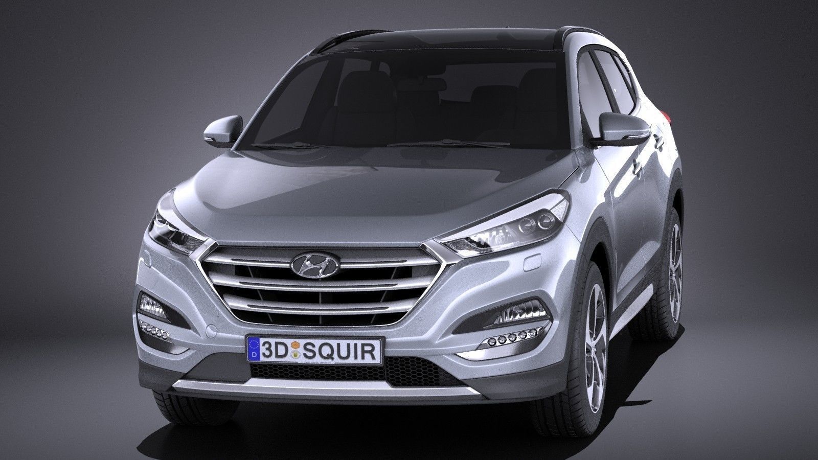 Hyundai Tucson EU-Version 2017 VRAY 3D model_1