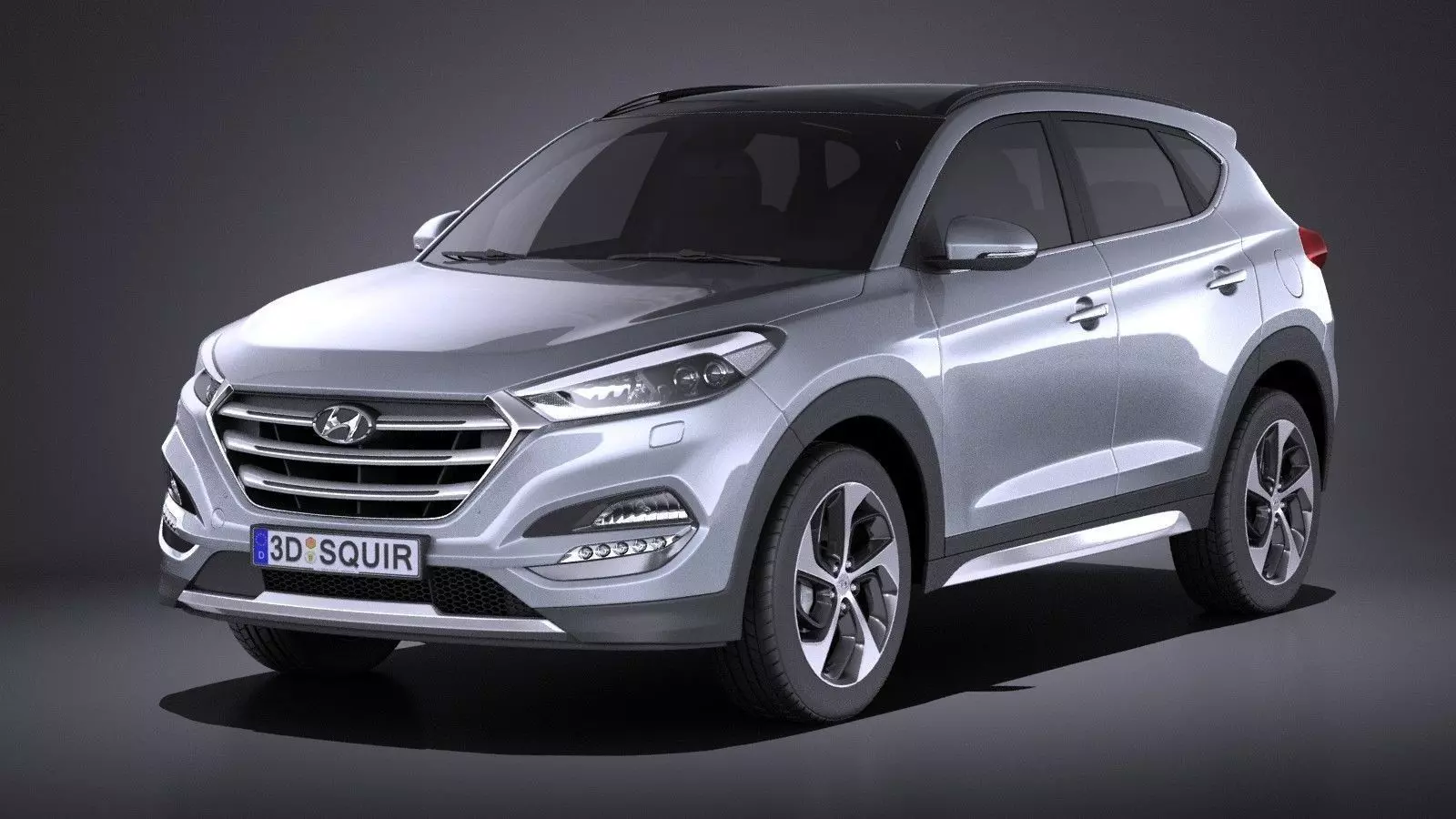 Hyundai Tucson EU-Version 2017 VRAY 3D model_0