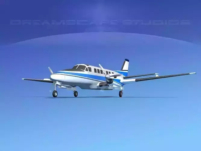 Beechcraft B99 Corporate 4 3D model