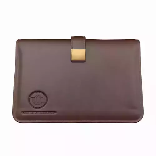 Premium Leather Checkbook Cover 3D Model