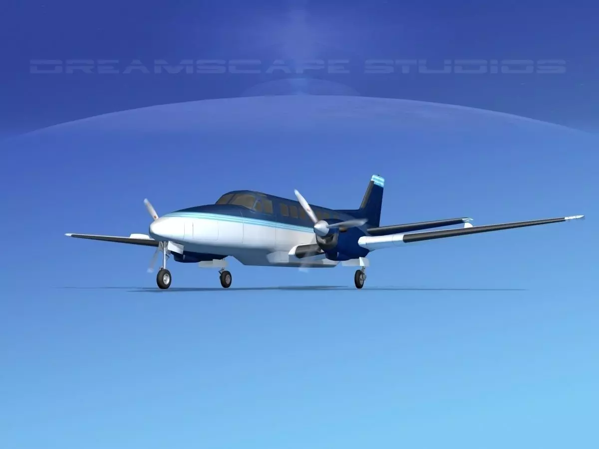 Beechcraft B99 Corporate 6 3D model