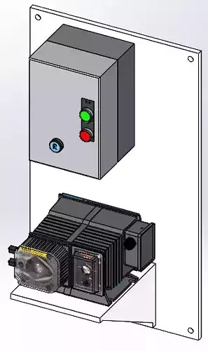 BW A100NV Variable Speed Peristaltic sample pump 