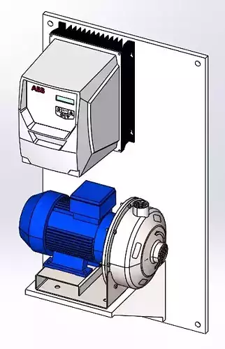Centrifugal sample pump with ABB ACS255 drive package
