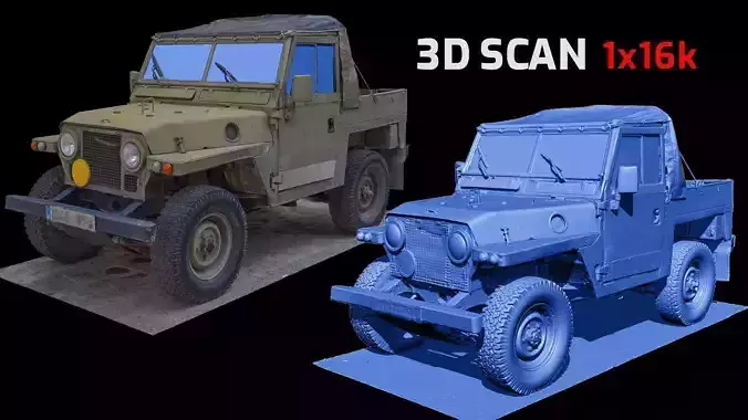 Land Rover Military Lightweight SUV 16384 x 16384 texture 