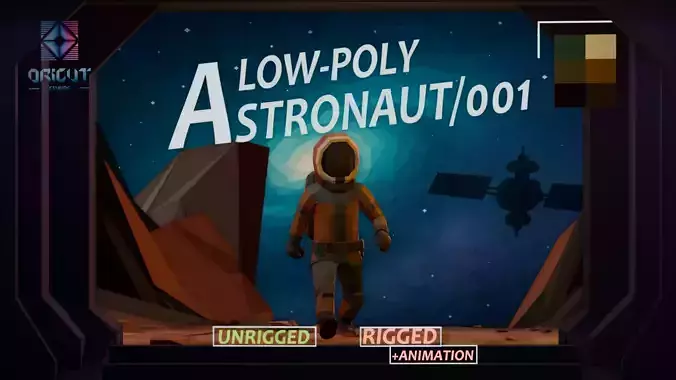 UNRIGGED VERSION ASTRONAUT 001 