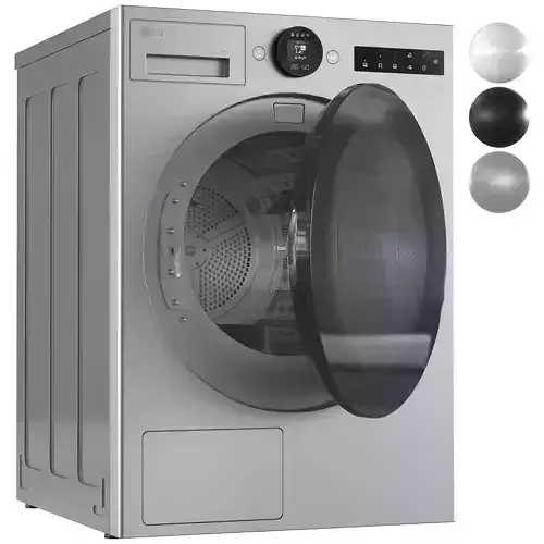 LG Washer and Dryer Set 04 RHX7009TSB RHX7009TBB RHX7009TWB