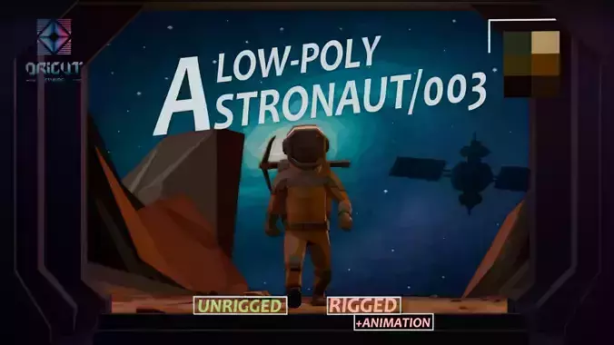 UNRIGGED VERSION ASTRONAUT 003