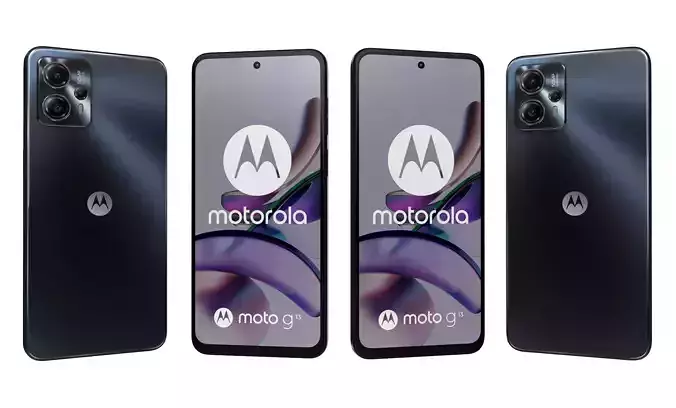 Motorola Moto G13 Matte Charcoal High Poly