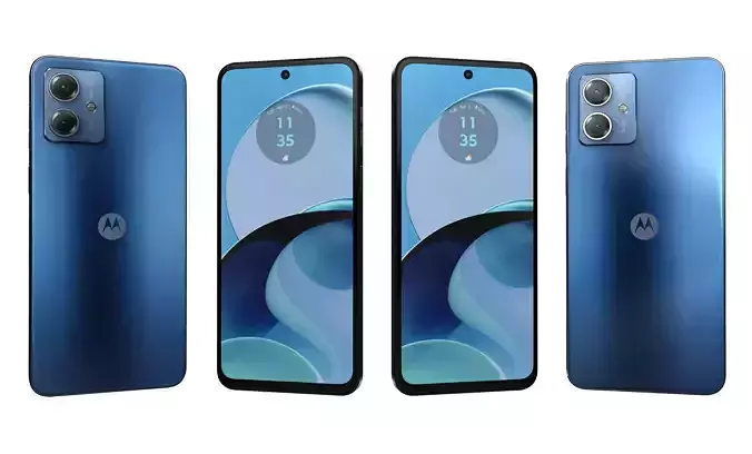 Motorola Moto G14 Blue High Poly