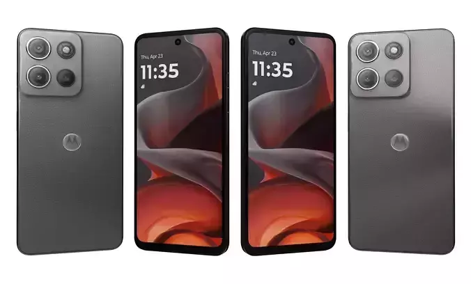 Motorola Moto G15 Black High Poly