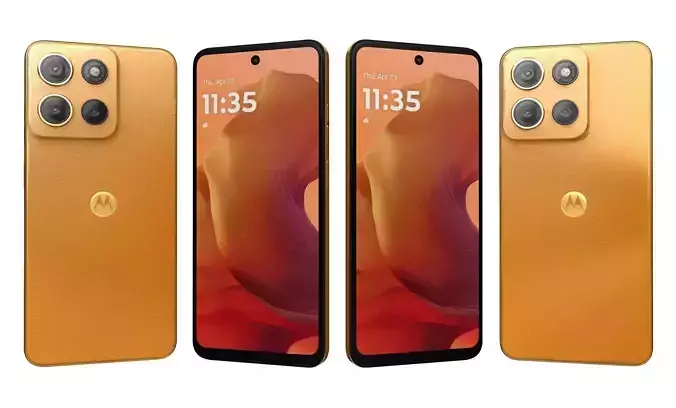 Motorola Moto G15 Yellow High Poly