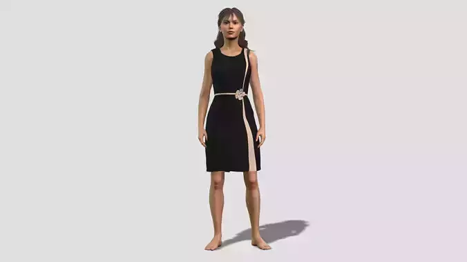 High Quality Female 3D Character